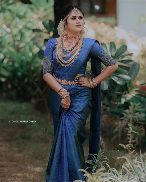 indian saree blue film